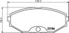 HELLA PAGID 8DB 355 011-631 Brake Pad Set, disc brake